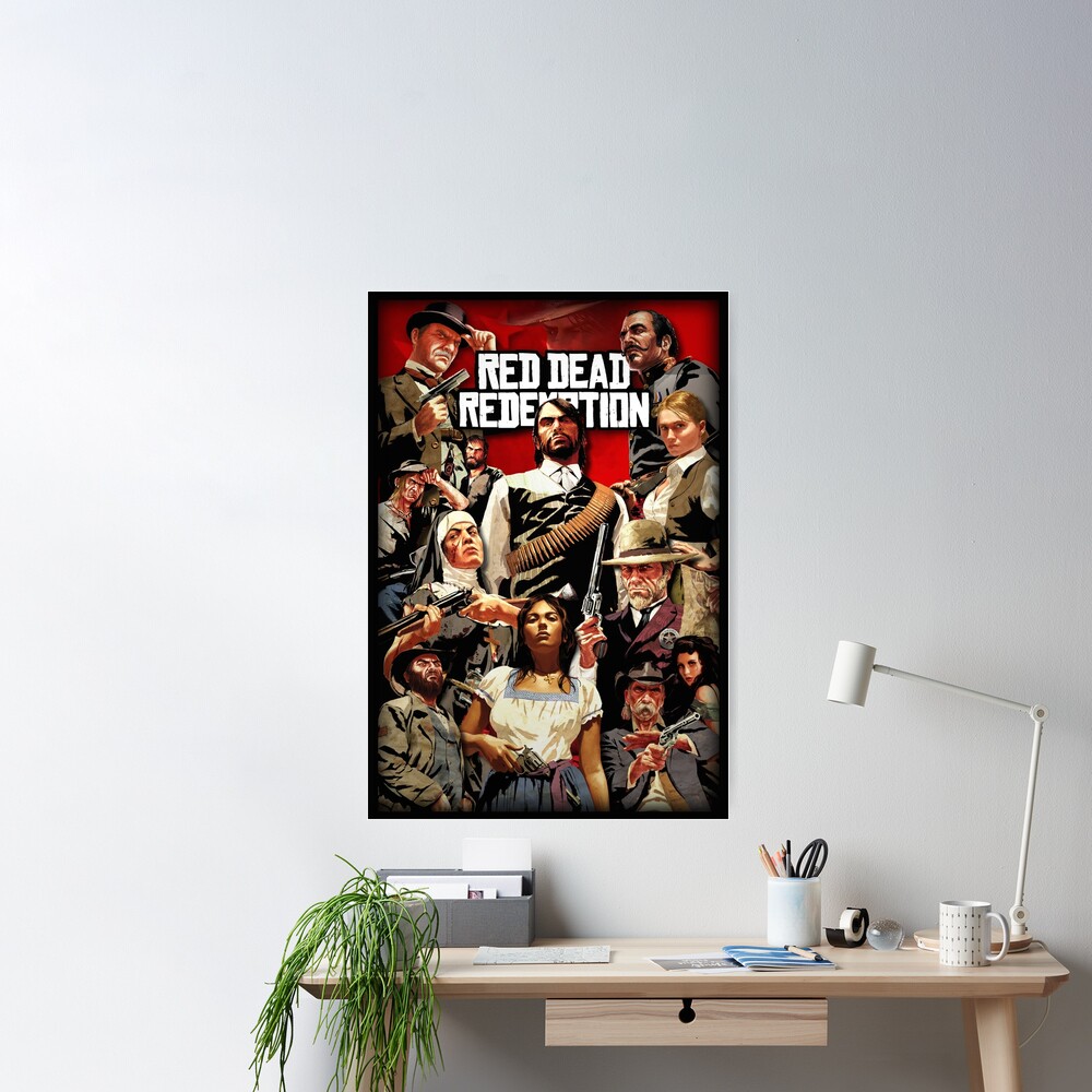 Arthur Morgan Wanted Dead Poster Metal Sign 12 x 12 inches Funny for Home  Man Cave Garage Wall Decorations