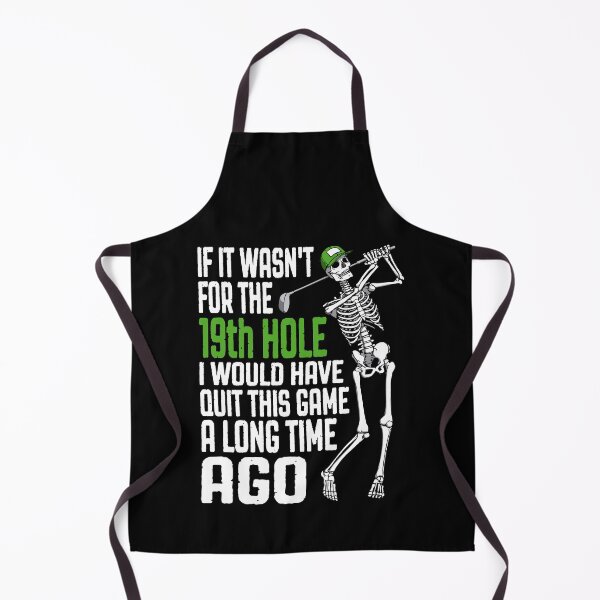 Item preview, Golf 19th Hole Game Quitter Funny Skeleton Golfer Quote designed and sold by GrandeDuc.