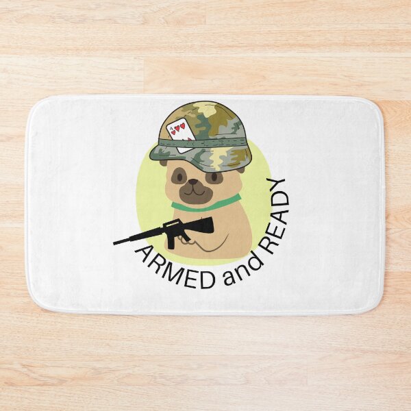 Item preview, Pug Army Armed and Ready designed and sold by lolmaned.