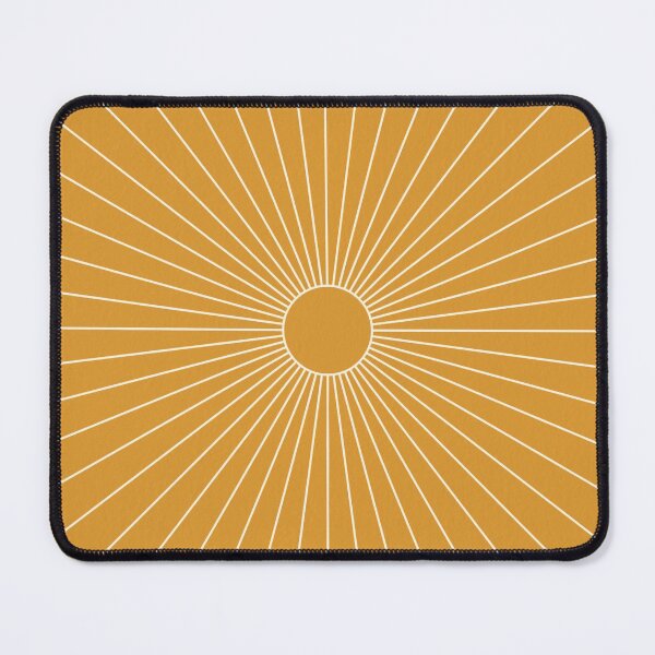 Item preview, Boho Sun Rays Mustard Yellow designed and sold by trajeado14.