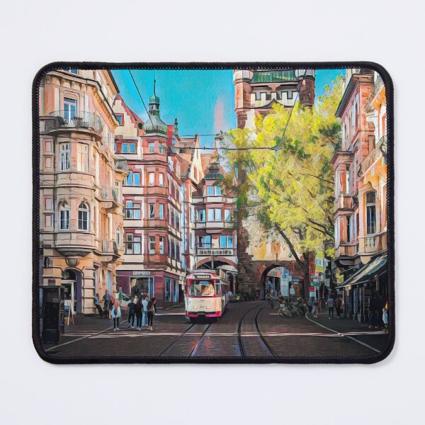 Item preview, Streets of Freiburg designed and sold by Sofia-Draws.