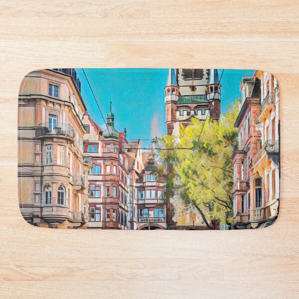 Item preview, Streets of Freiburg designed and sold by Sofia-Draws.