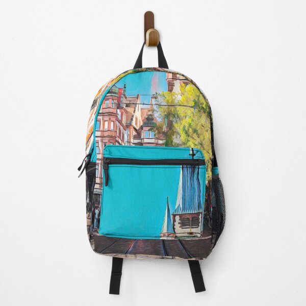 Item preview, Streets of Freiburg designed and sold by Sofia-Draws.