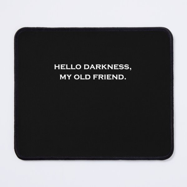 Item preview, Hello Darkness, My Old Friend. Retro 70s. Funny Shirts. designed and sold by FlintPhoenix.