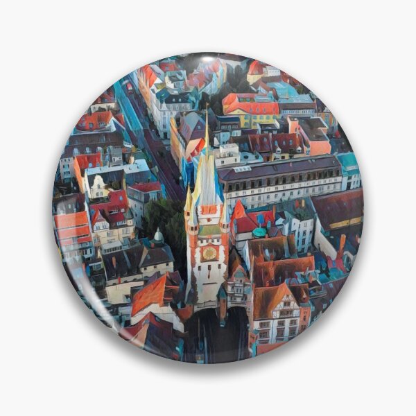 Item preview, Freiburg Skyline designed and sold by Sofia-Draws.