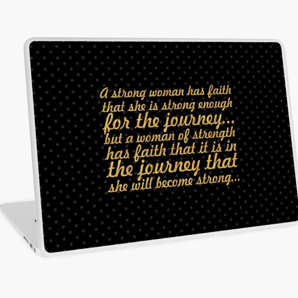 Skin Adhesive D Ordinateur Un Fort Positif Des Citations Positives Pour Les Femmes Par Powerofwordss Redbubble