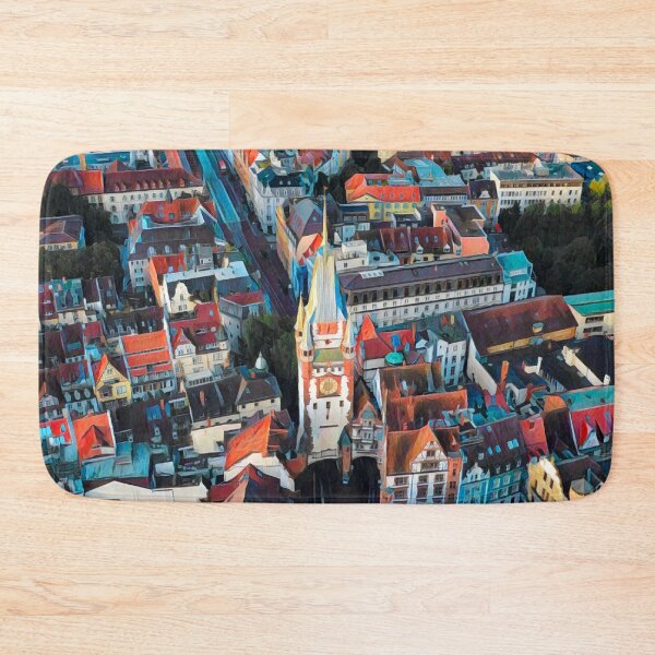 Item preview, Freiburg Skyline designed and sold by Sofia-Draws.