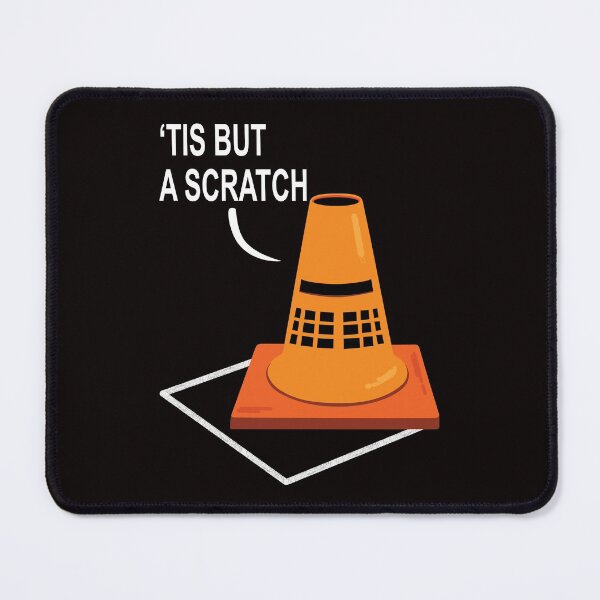 Item preview, Tis But A Scratch (white) designed and sold by Throttle & Threads.