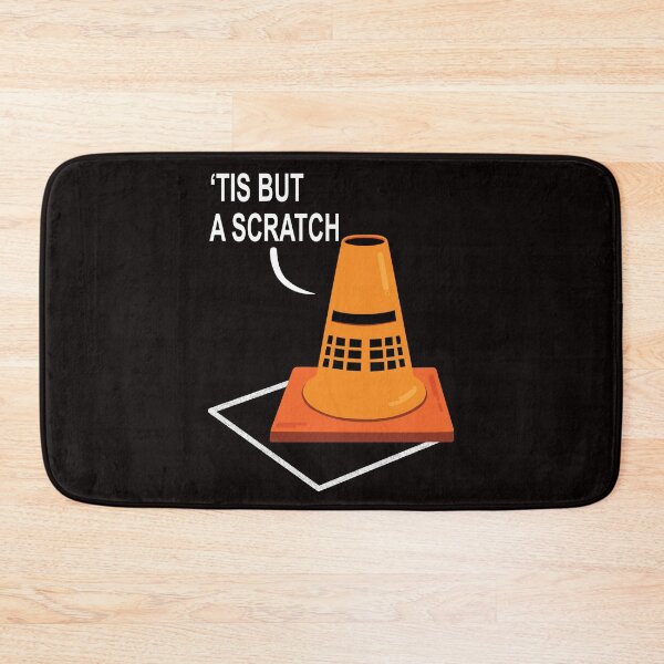Item preview, Tis But A Scratch (white) designed and sold by Throttle & Threads.