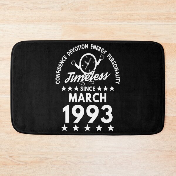 Item preview, March Birthday Timeless Person - 1993 - White Text designed and sold by MoonsmileProd.