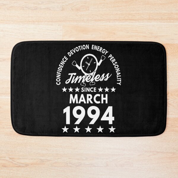 Item preview, March Birthday Timeless Person - 1994 - White Text designed and sold by MoonsmileProd.