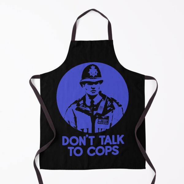 Item preview, Don't Talk To Cops Stencil designed and sold by RevolutionInPaint.