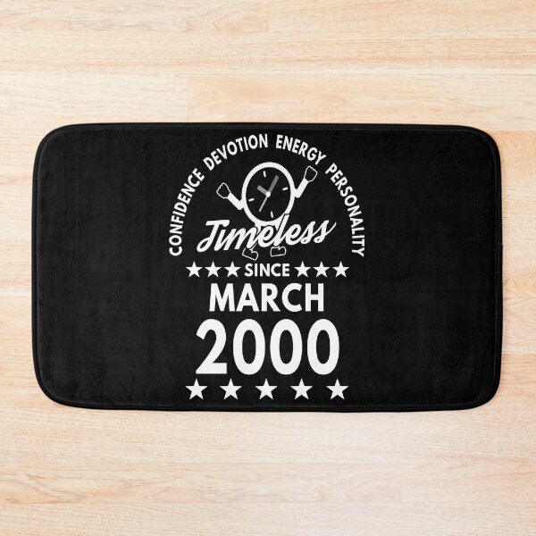 Item preview, March Birthday Timeless Person - 2000 - White Text designed and sold by MoonsmileProd.