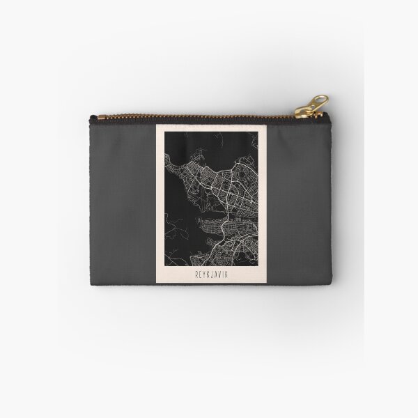 Item preview, Reykjavik City Street Map Dark designed and sold by Teecha.