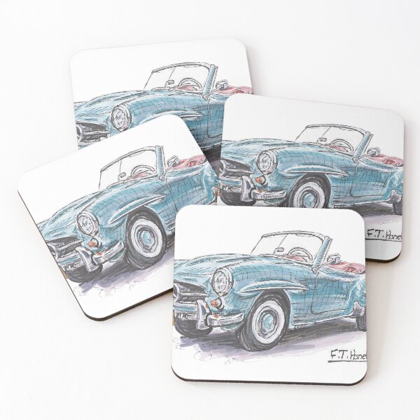 Item preview, Classic Mercedes 190 SL in blue.  designed and sold by Francohanekom.