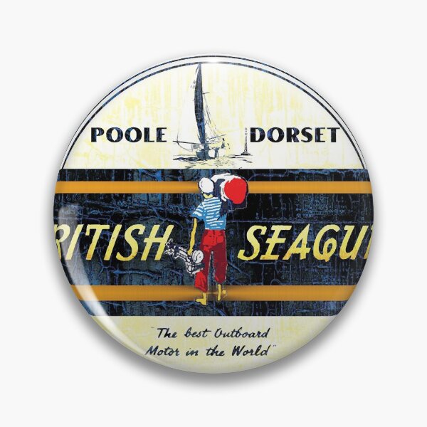 Item preview, British Seagull Outboard motors UK Sticker designed and sold by RebeccaKownacki.
