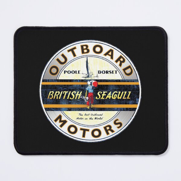 Item preview, British Seagull Outboard motors UK Sticker designed and sold by RebeccaKownacki.