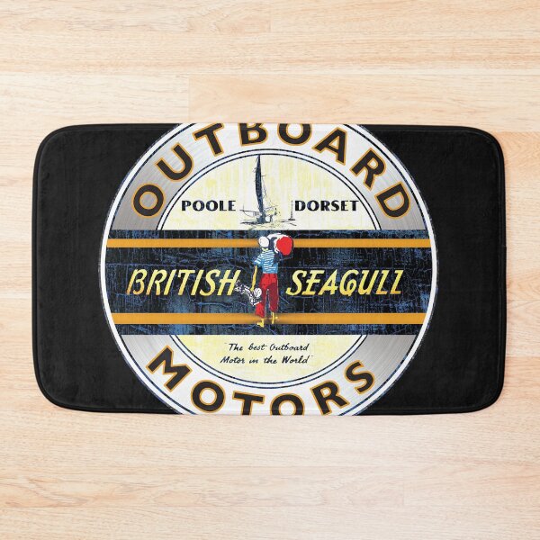 Item preview, British Seagull Outboard motors UK Sticker designed and sold by RebeccaKownacki.