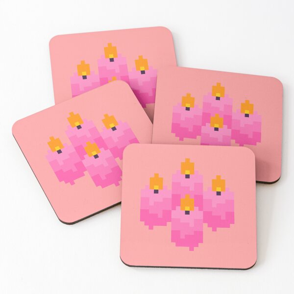 Item preview, Little Pink Pixel Candles designed and sold by rin3d .