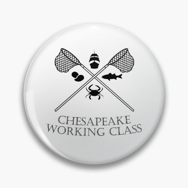 Item preview, Chesapeake Bay Working Class Prints for Shirts, Maryland Lover Prints designed and sold by FlyingSeas.