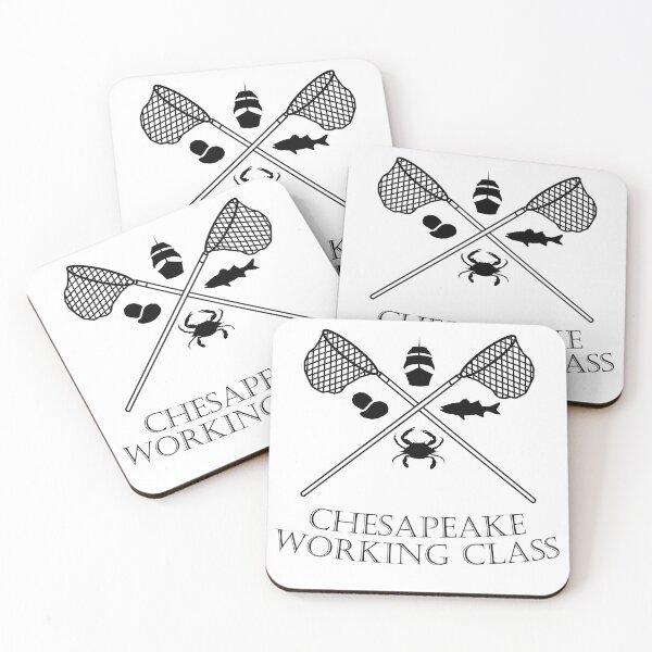 Item preview, Chesapeake Bay Working Class Prints for Shirts, Maryland Lover Prints designed and sold by FlyingSeas.