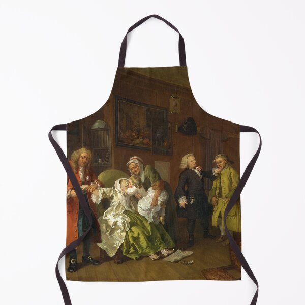Aperçu de l'œuvre Mariage A-la-Mode : 6. La mort de la dame par William Hogarth (1743) créée et vendue par allhistory.