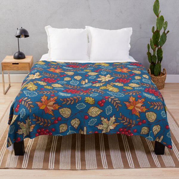 Item preview, Botanical Pattern Berries And Leaves designed and sold by PurpleJelly.