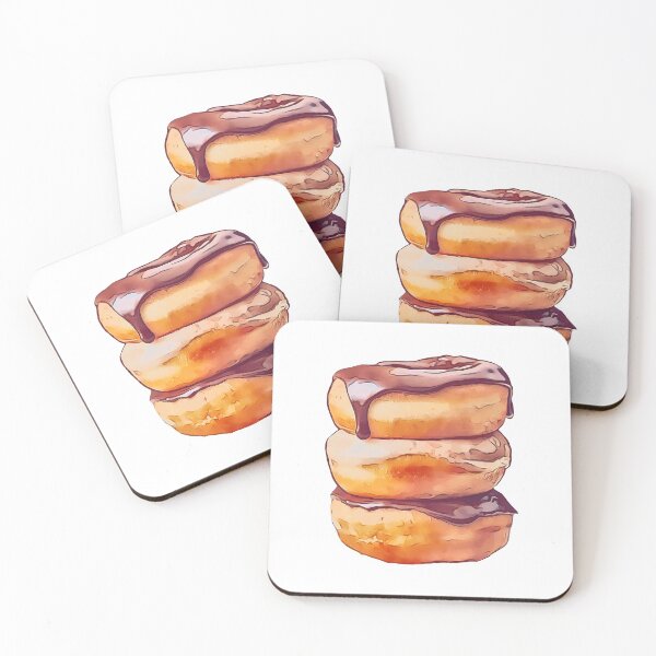 Item preview, Dripping Glaze Doughnut Stack Design designed and sold by Dough-Nutty.