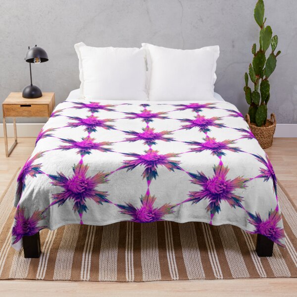 Item preview, Snowflakes Hot- Pink flower Star by Iritof designed and sold by iritof.