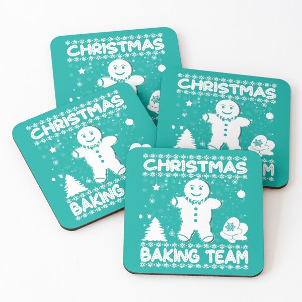 Item preview, Christmas Santa's Frosting Cookies Baking Team designed and sold by PinkPandaDesign.