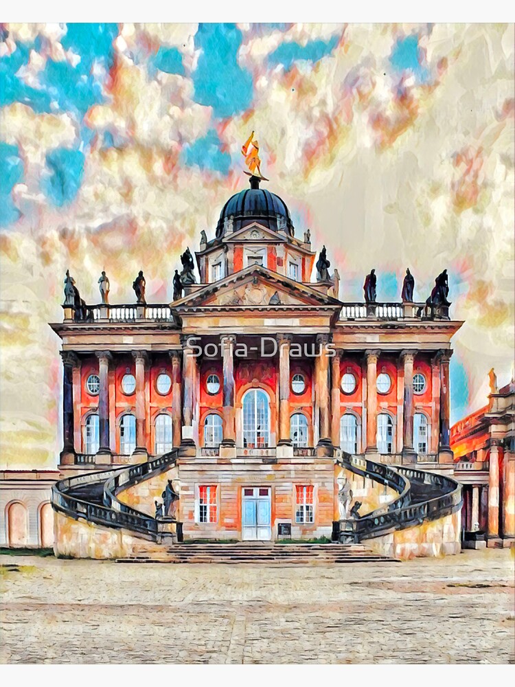 "Potsdam" Sticker for Sale by SofiaDraws Redbubble