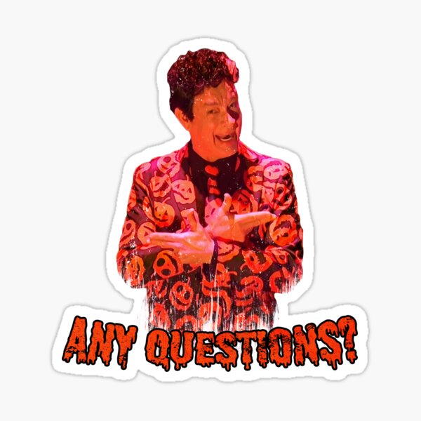 David S. Pumpkins - Any Questions? VI - Sticker Sticker