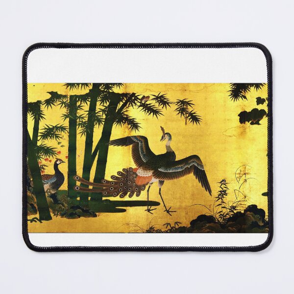 Item preview, Japanese Art Peafowl and Phoenixes created on a six panel in the 1500s designed and sold by mrtom414.