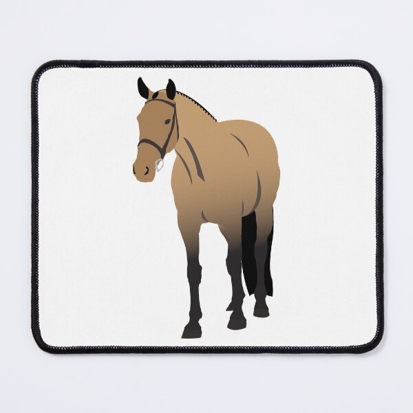 Item preview, Buckskin Horse Hunter Equitation Portrait with Braids designed and sold by bellaszcz.