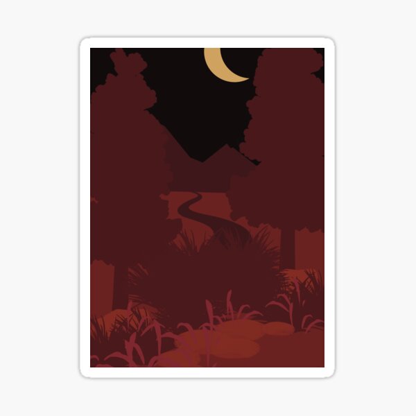 Night in the Valley Sticker