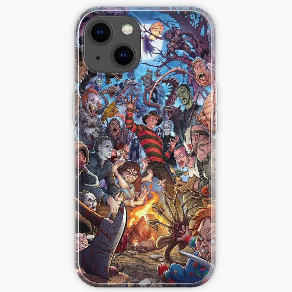 C'est la coque iphone des films d'horreur Coque souple iPhone