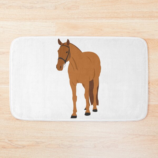 Item preview, Chestnut Hunter Equitation Horse Portrait With Hunter Braids designed and sold by bellaszcz.