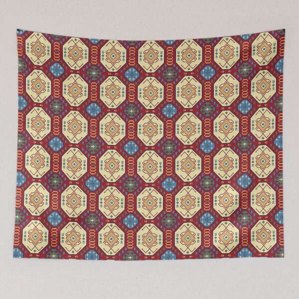 Item preview, Turkish Traditional Evil Eye Rug Pattern designed and sold by DESIGNNATS.