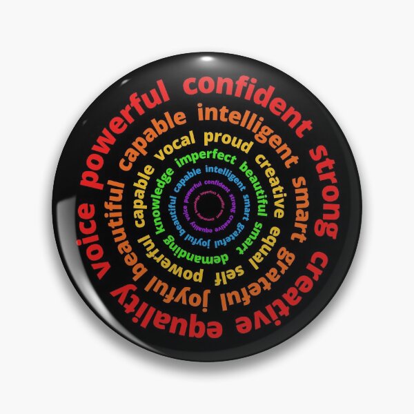 Item preview, Pride Feminist Text Design | Rainbow Powerful Statement Words designed and sold by MiaDelelai.