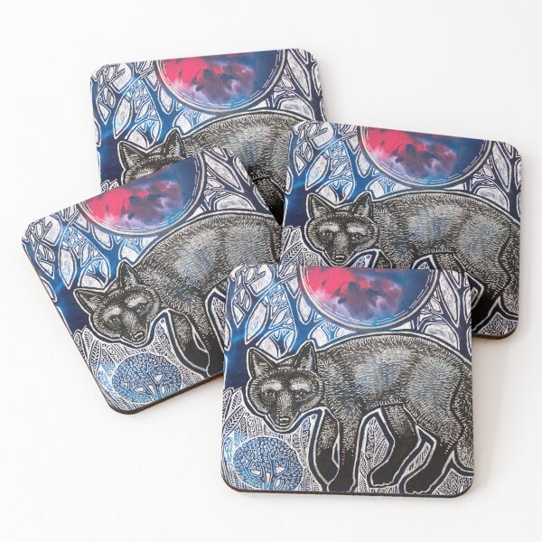 Item preview, Silver Fox and Blue Moon designed and sold by Lynnette Shelley.