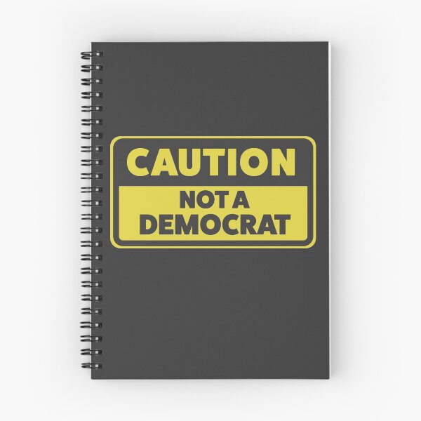 Item preview, Caution Not a Democrat - Anti Woke - Funny Conservative Stickers  designed and sold by WeAreRightStore.