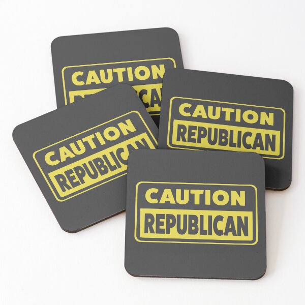 Item preview, Caution I'm a Republican - Anti Woke - Funny Conservative Stickers  designed and sold by WeAreRightStore.