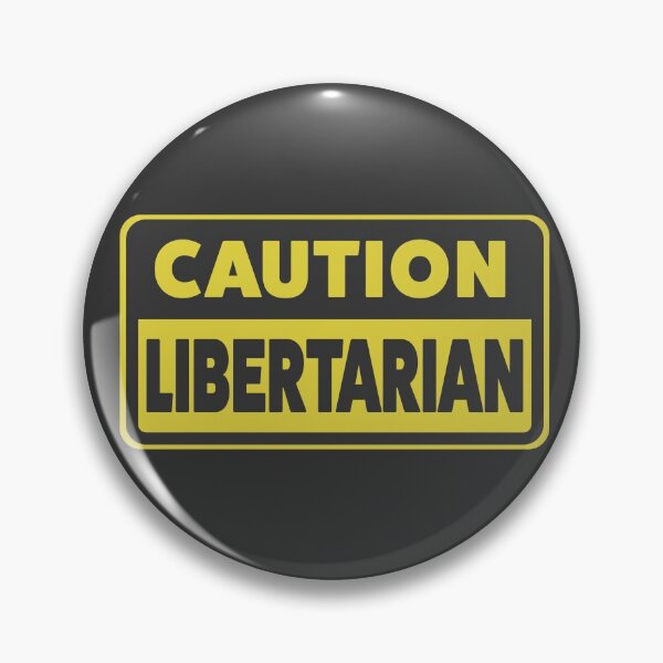 Item preview, Caution I'm a Libertarian - Anti Woke - Funny Conservative Stickers  designed and sold by WeAreRightStore.