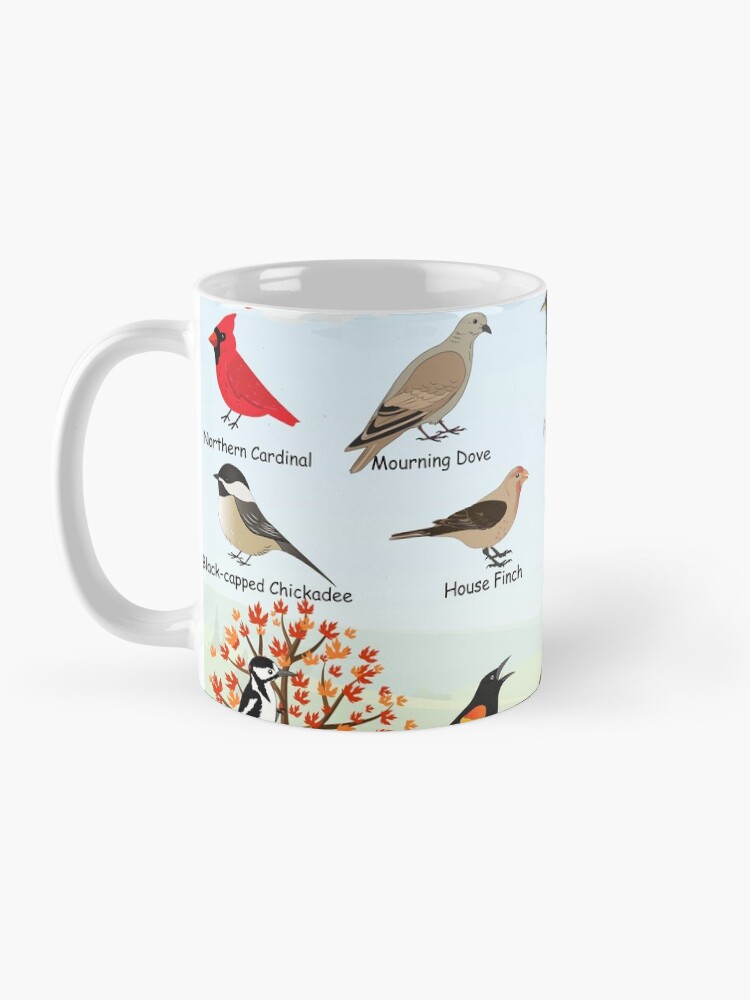 Thumbnail 3 of 6, Coffee Mug, Backyard birds of Maryland designed and sold by AndyMcBird.
