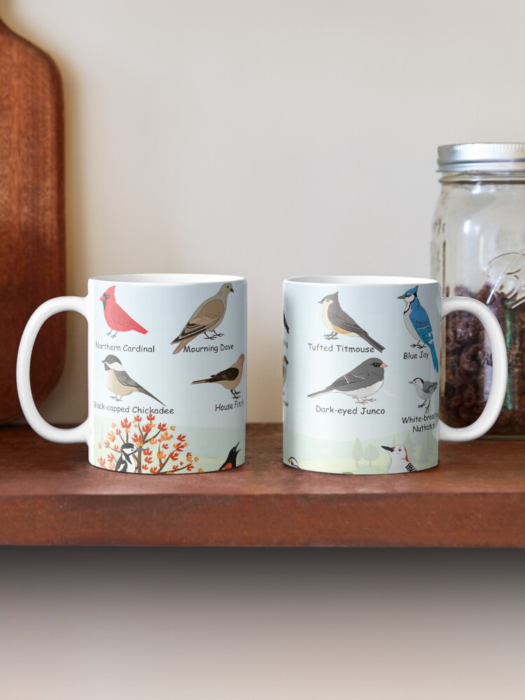 Thumbnail 2 of 6, Coffee Mug, Backyard birds of Maryland designed and sold by AndyMcBird.