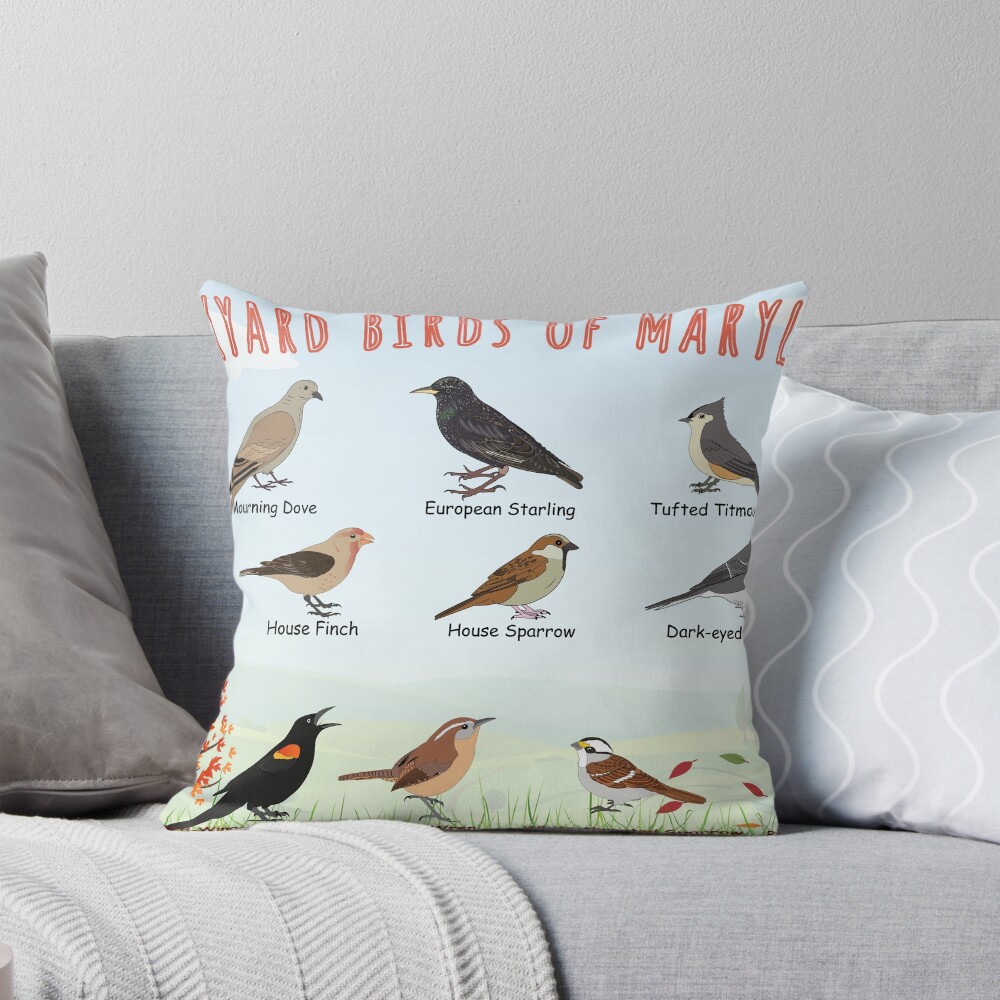 Item preview, Throw Pillow designed and sold by AndyMcBird.