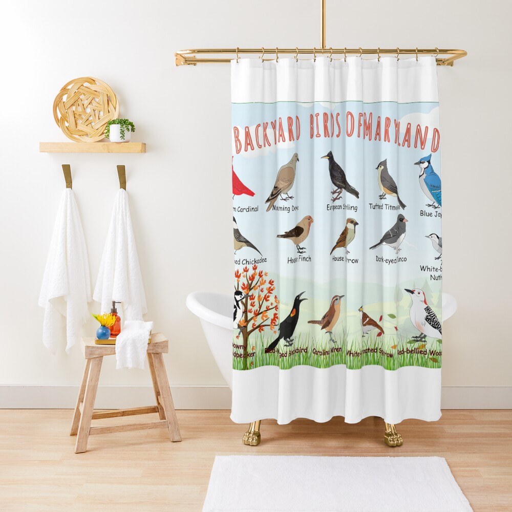 Item preview, Shower Curtain designed and sold by AndyMcBird.