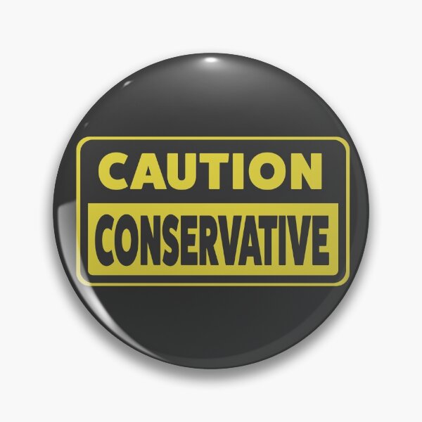 Item preview, Caution I'm a Conservative- Anti Woke - Funny Conservative Stickers  designed and sold by WeAreRightStore.
