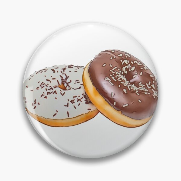 Item preview, A Pair of Iced Doughnut Design designed and sold by Dough-Nutty.