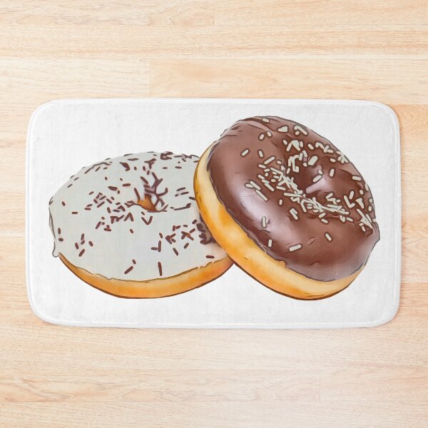 Item preview, A Pair of Iced Doughnut Design designed and sold by Dough-Nutty.